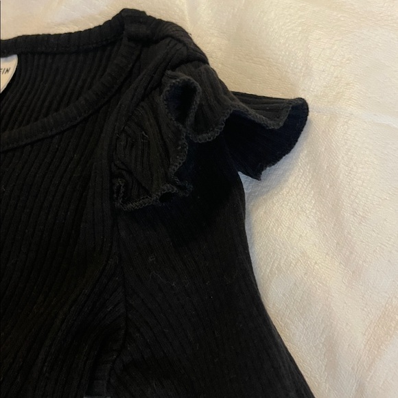 SHEIN Black and Gray Plaid Kids Dress - Picture 4 of 6